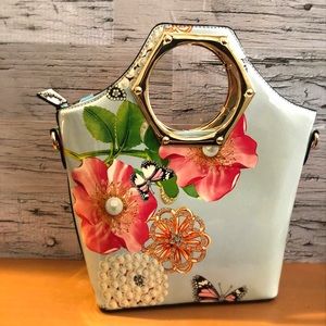 Floral purse